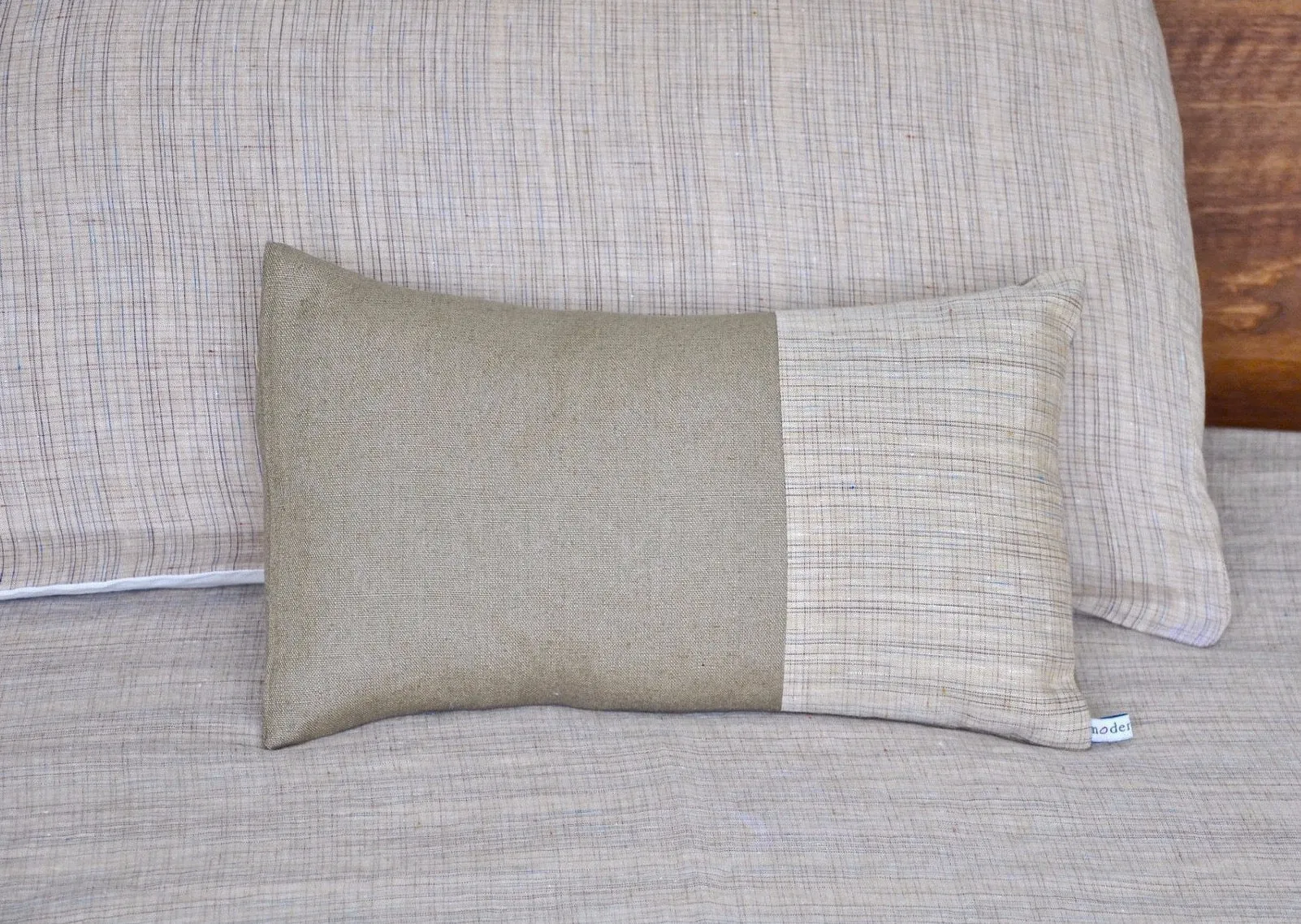 Leo Accent Pillow Plaid