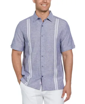 Linen Blend Panel Shirt