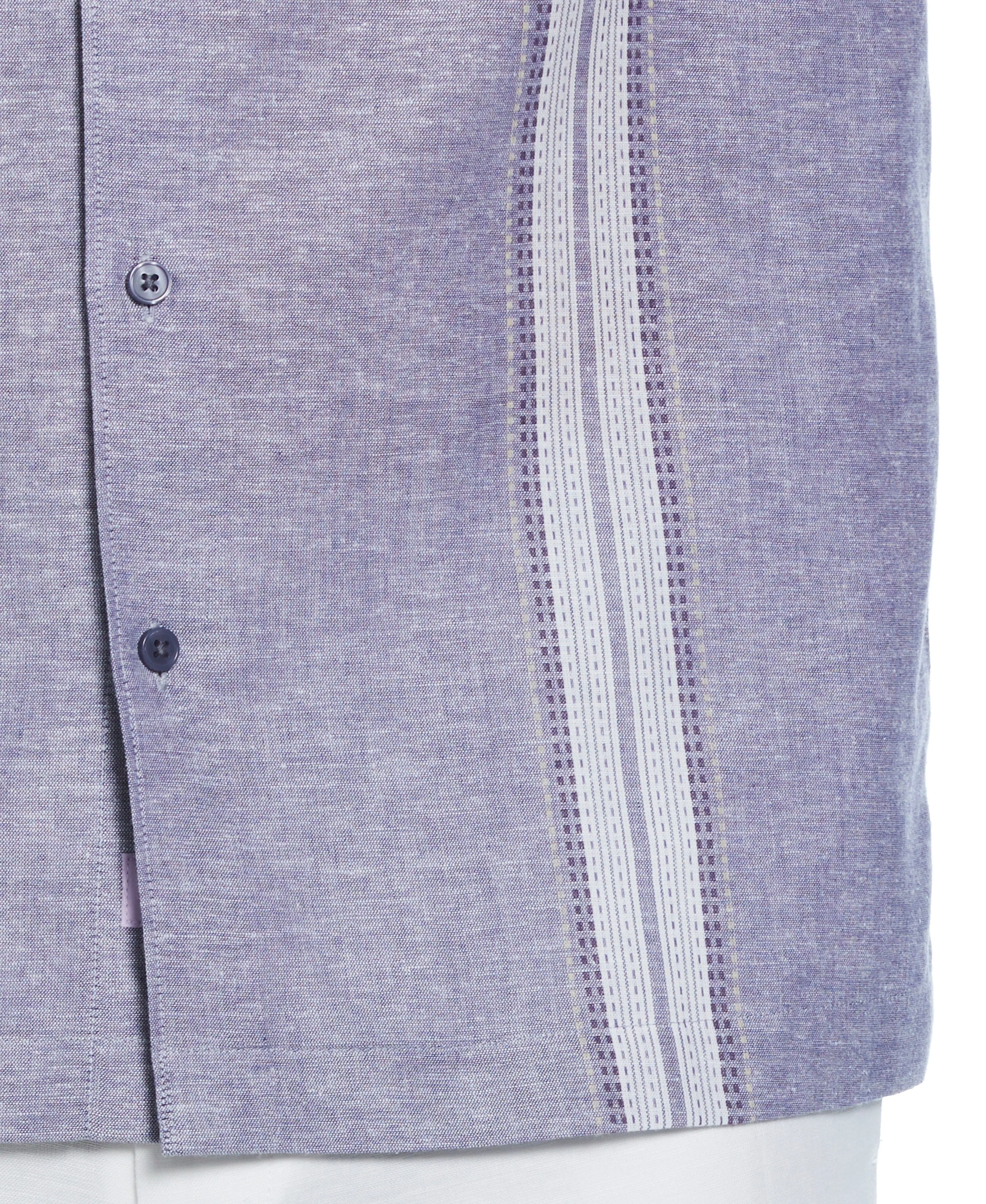 Linen Blend Panel Shirt