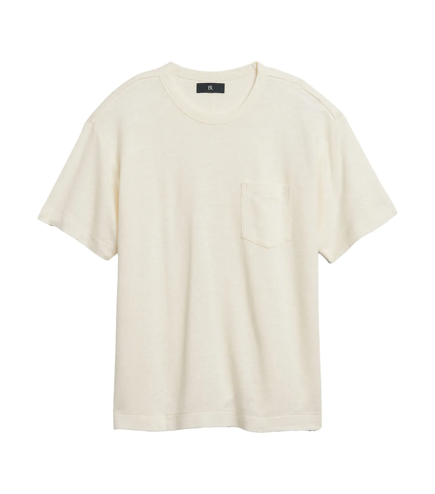Linen French Terry T-Shirt Natural
