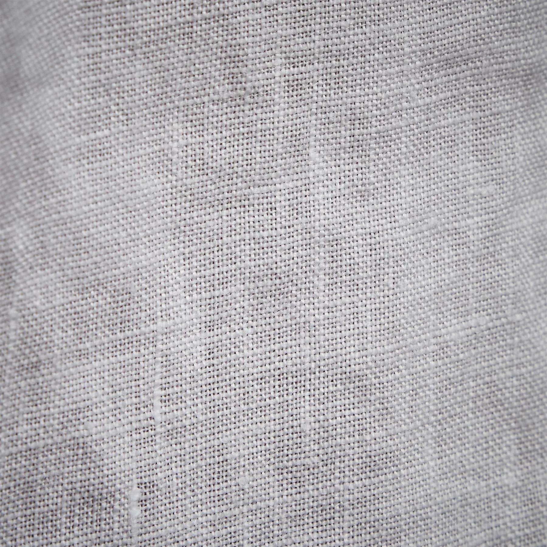 Linen Pullover Polo - White