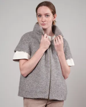 lurex animal friendly wool topper - grigio perla 9410