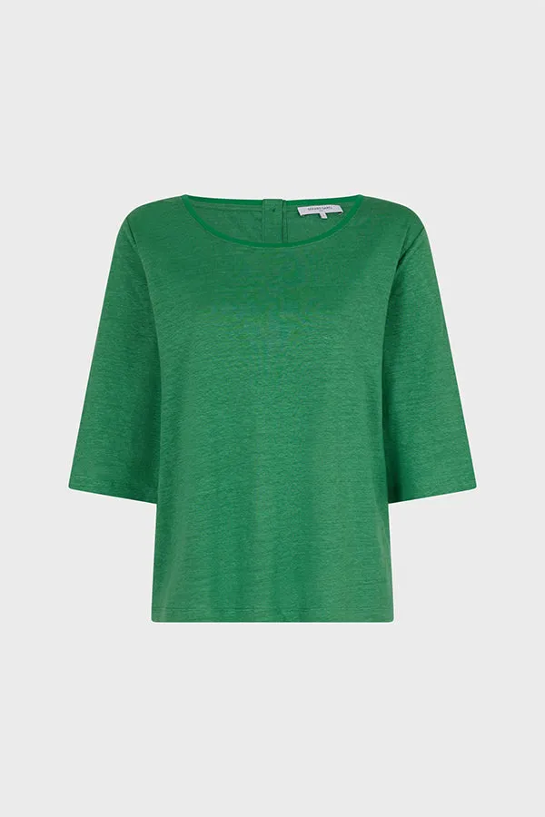 MAGNOLIA BUTTON-DOWN BACK T-SHIRT