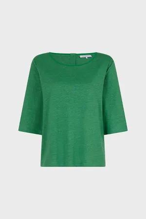 MAGNOLIA BUTTON-DOWN BACK T-SHIRT