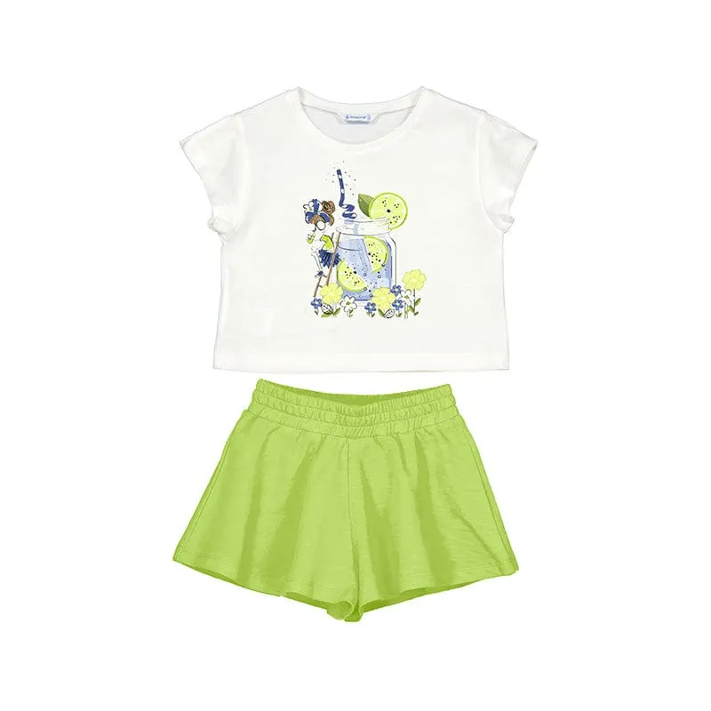 MAYORAL - Lemonade Short Set - Lime