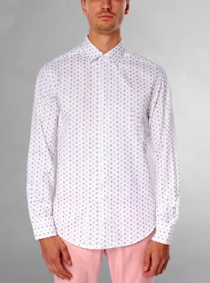 Men's casual long sleeve graduation shirt