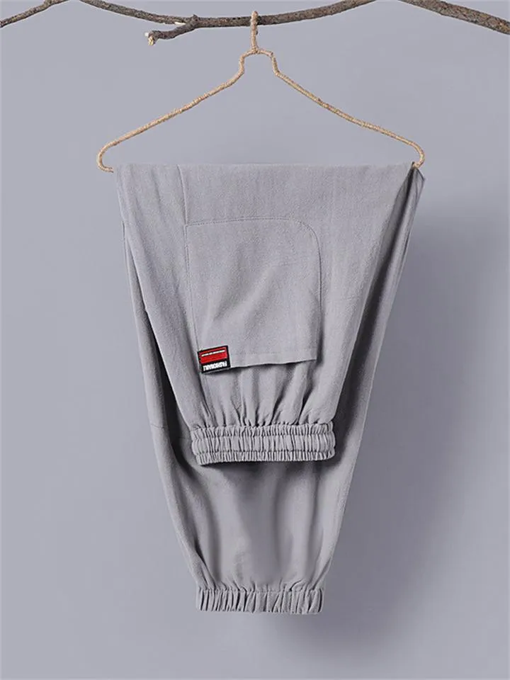 Men's Casual Loose Summer Sports Cropped Trousers