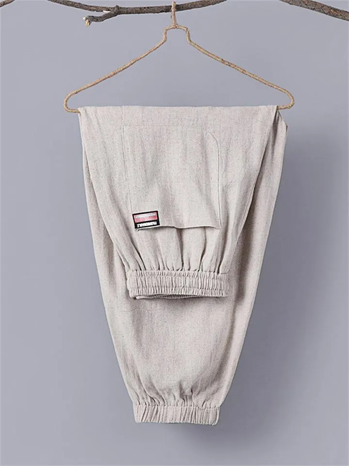 Men's Casual Loose Summer Sports Cropped Trousers