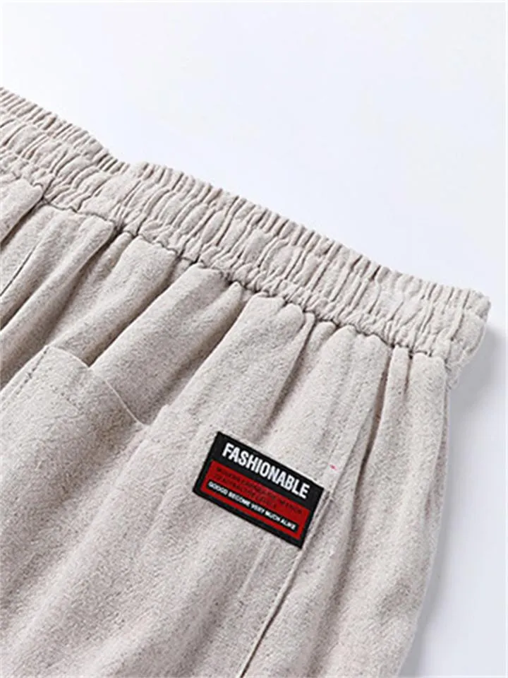 Men's Casual Loose Summer Sports Cropped Trousers