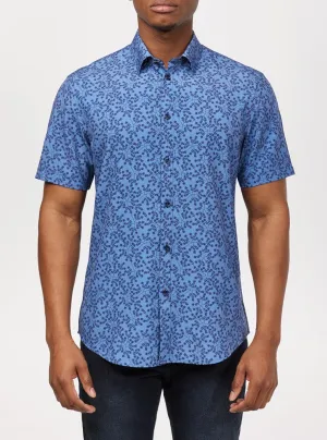 Men's casual short sleeve stretch shirt