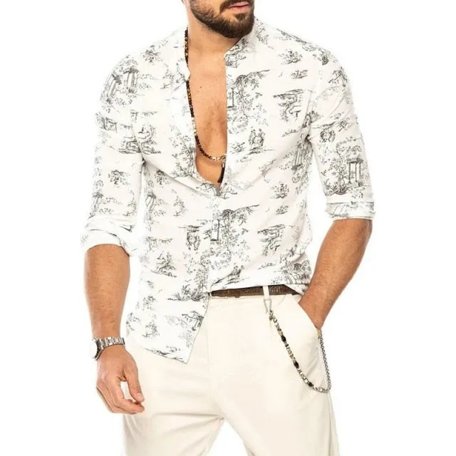 Men's Casual Summer Linen Shirts