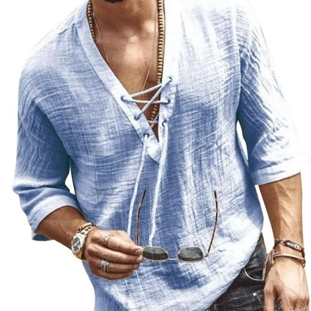 Men's Casual Summer Linen Shirts