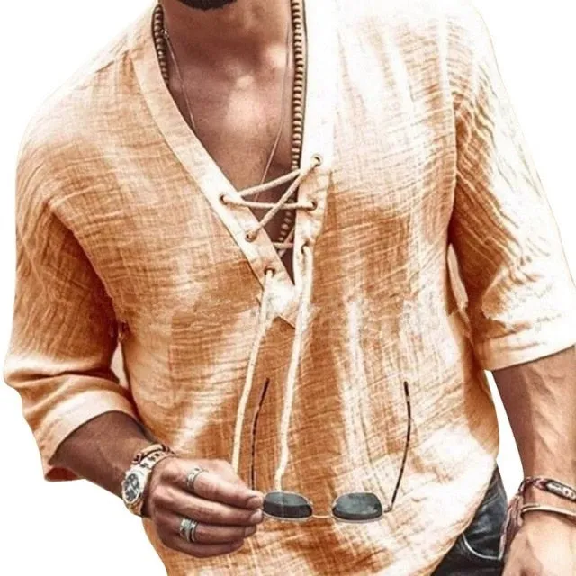 Men's Casual Summer Linen Shirts