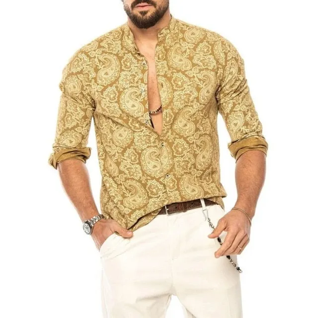 Men's Casual Summer Linen Shirts