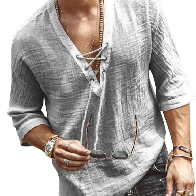 Men's Casual Summer Linen Shirts