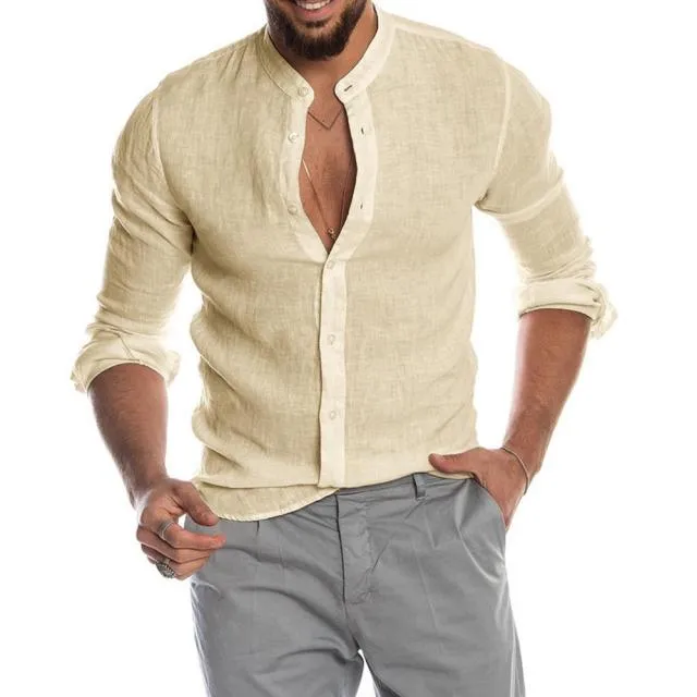 Men's Casual Summer Linen Shirts