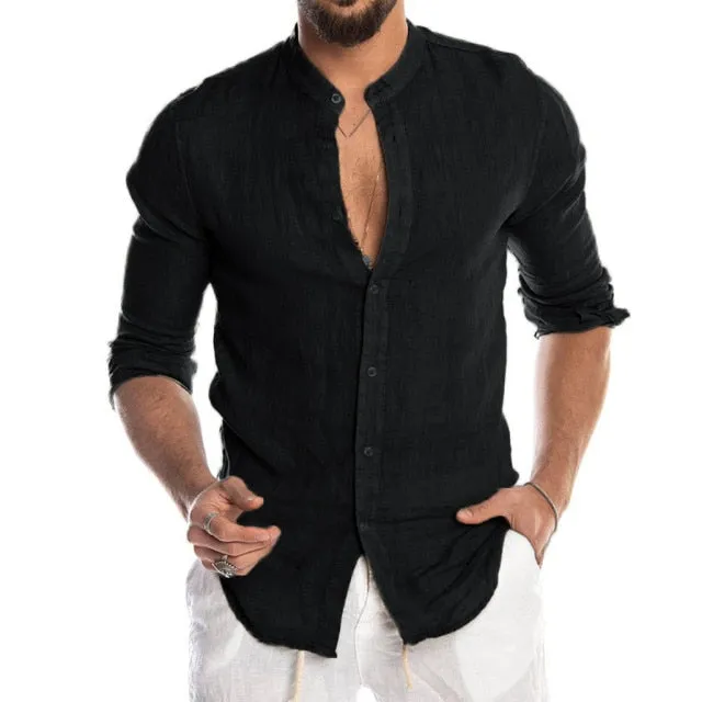 Men's Casual Summer Linen Shirts