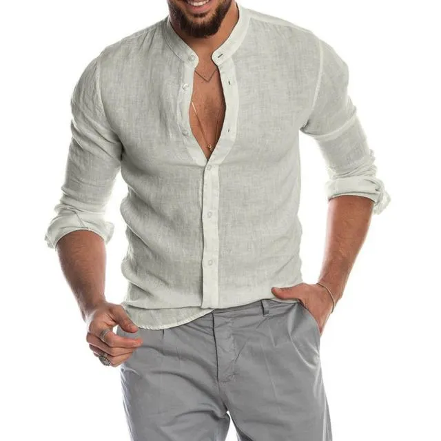 Men's Casual Summer Linen Shirts