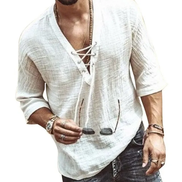 Men's Casual Summer Linen Shirts