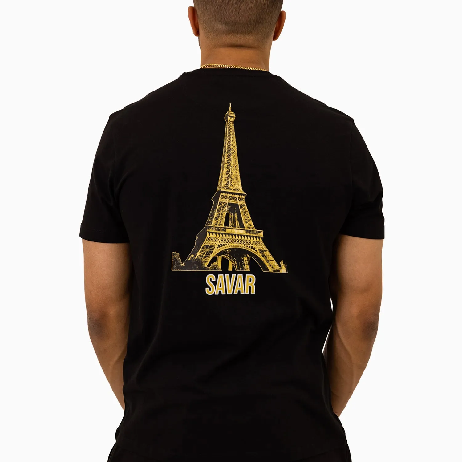 Men's Paris Printed Short Sleeves T-Shirt