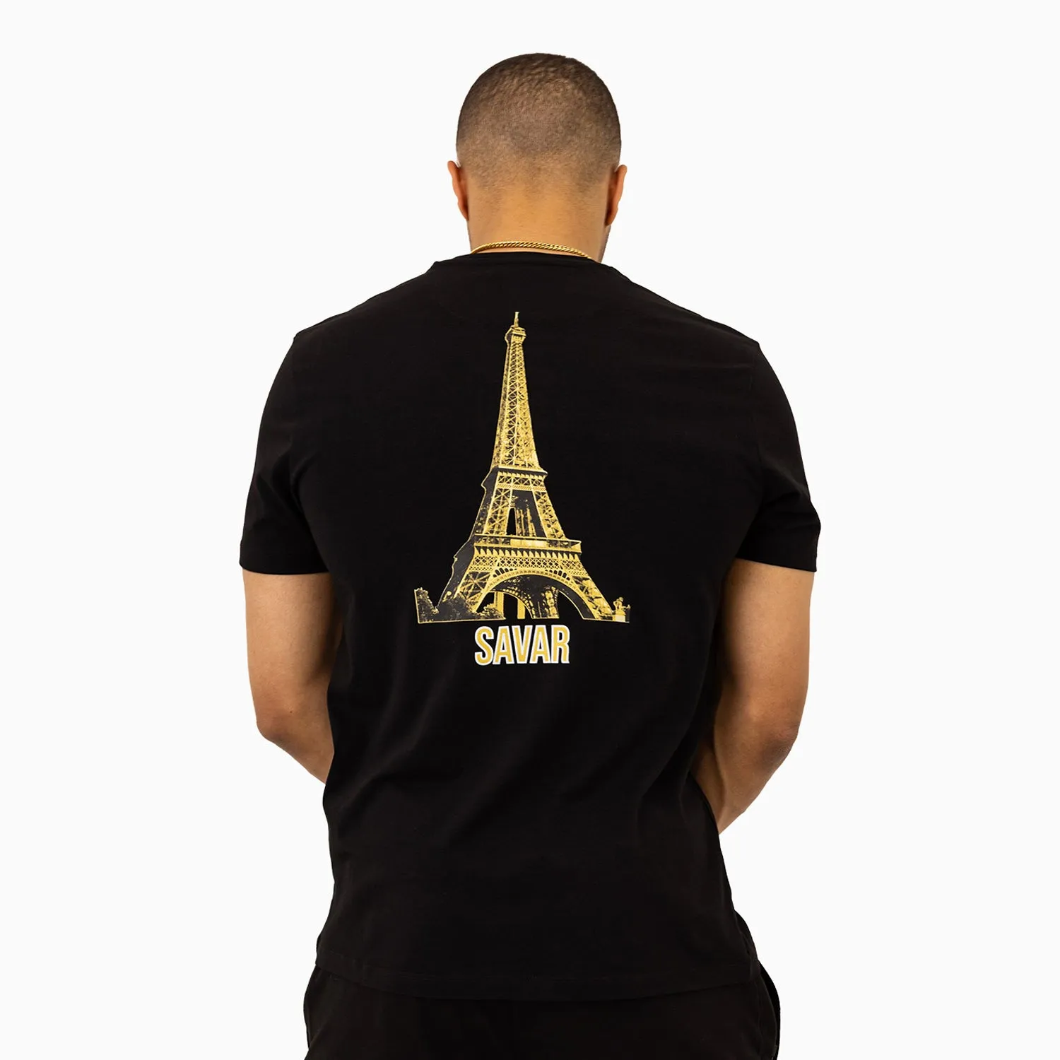 Men's Paris Printed Short Sleeves T-Shirt