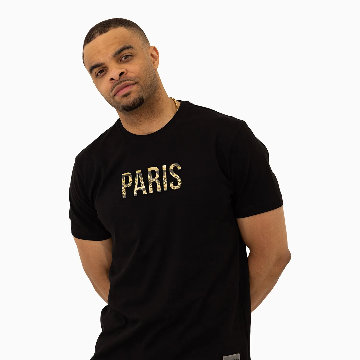 Men's Paris Printed Short Sleeves T-Shirt