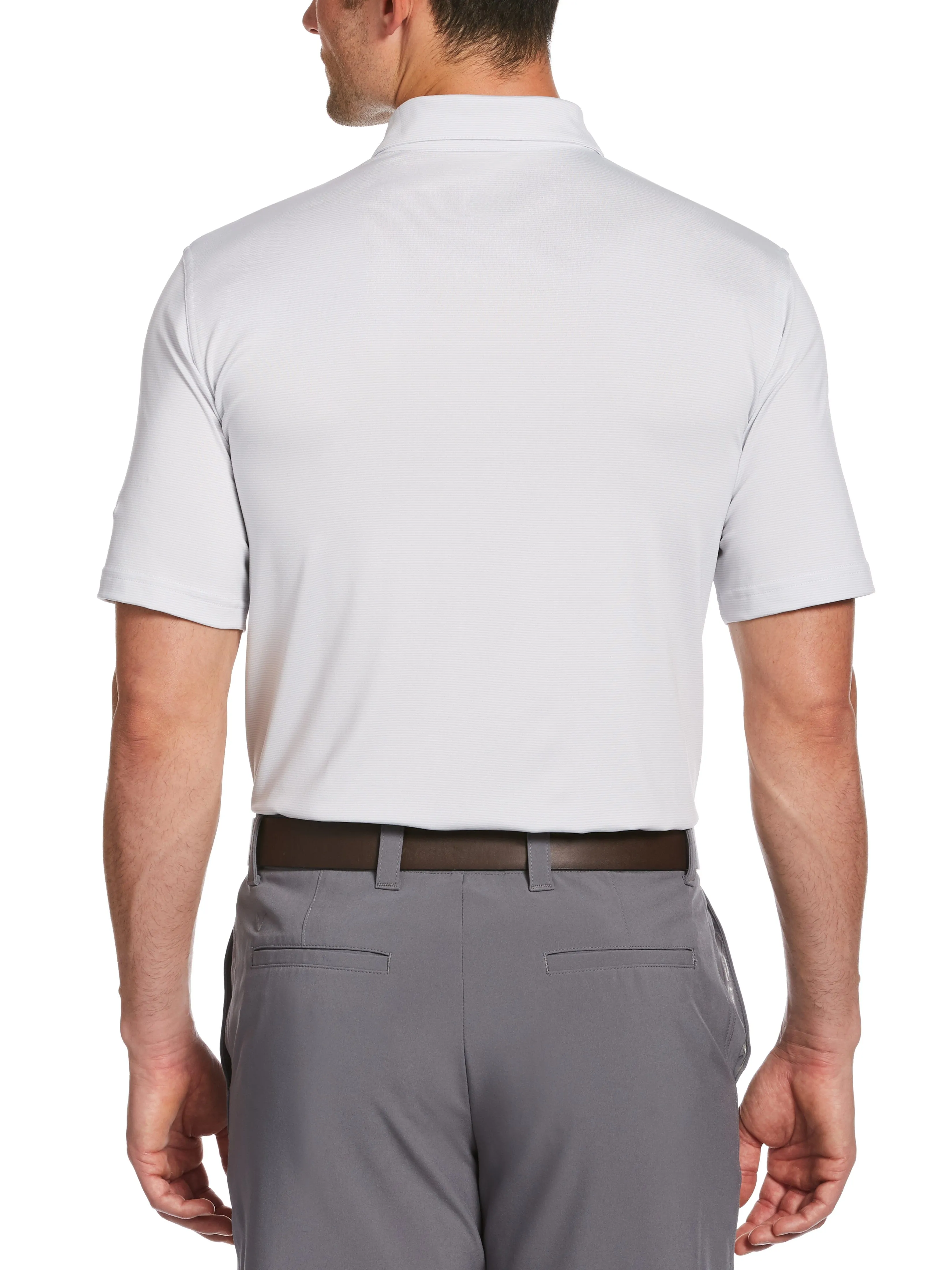 Mens Pro Spin Fine Line Golf Polo
