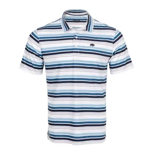 Men's Roan Stripe Performance Polo