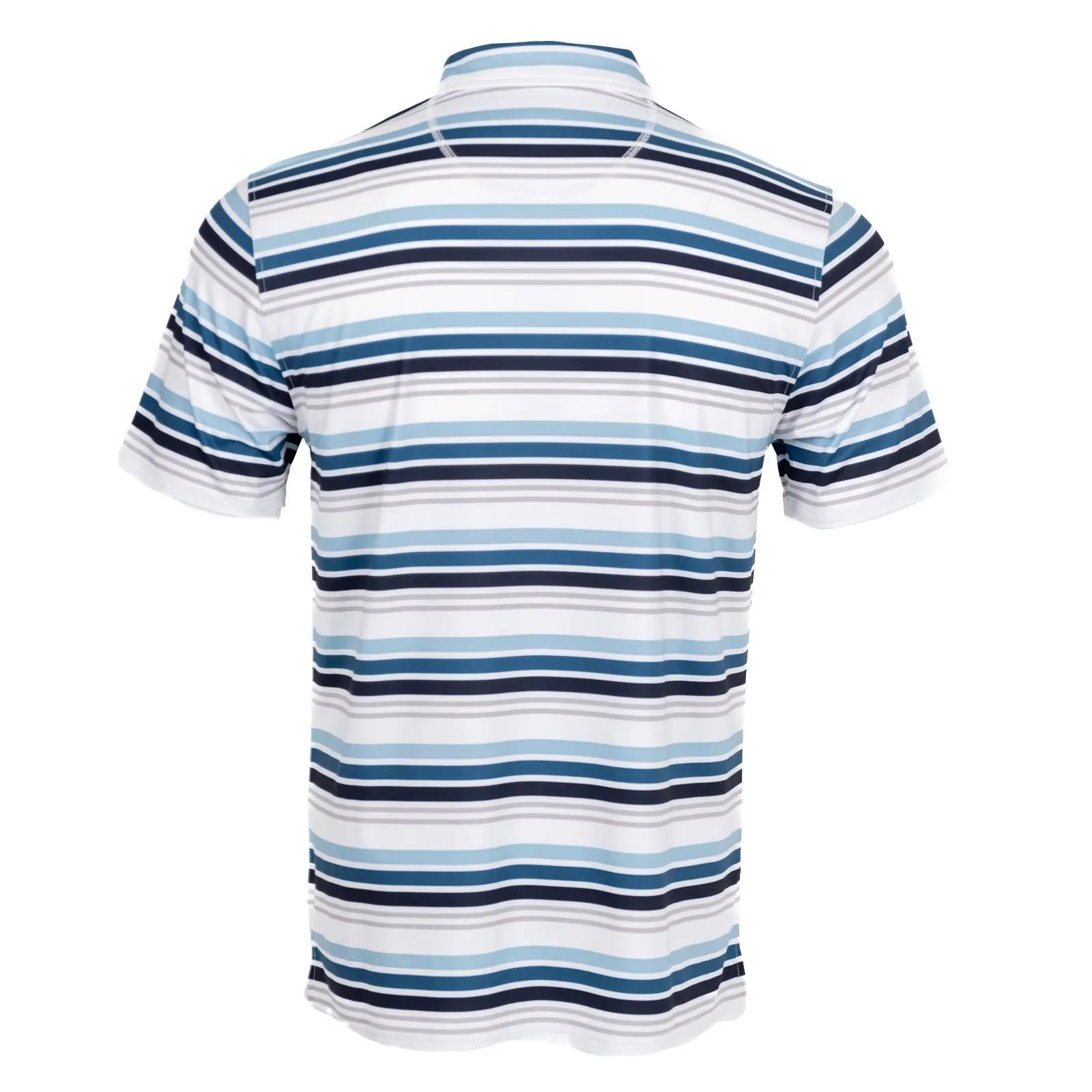 Men's Roan Stripe Performance Polo