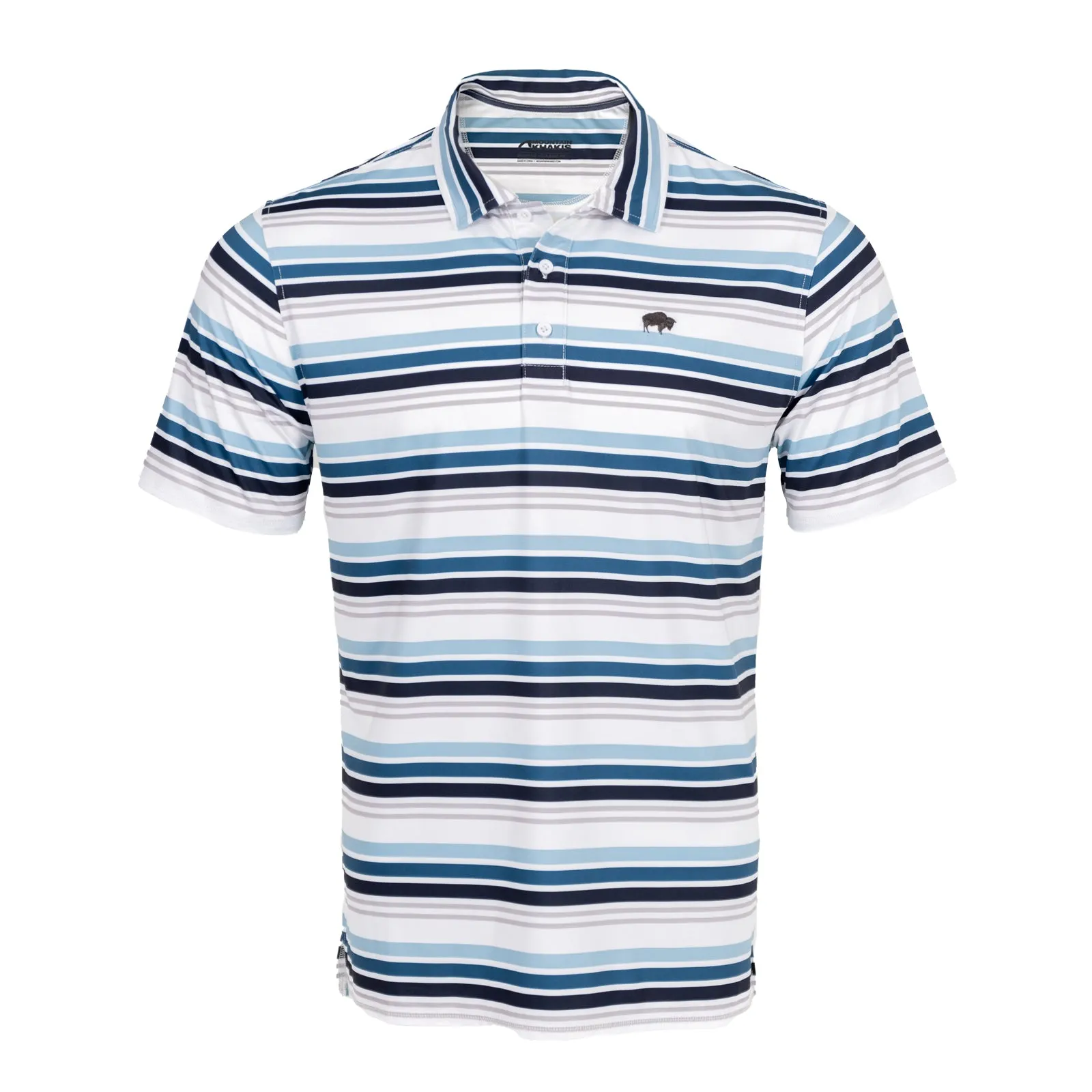 Men's Roan Stripe Performance Polo
