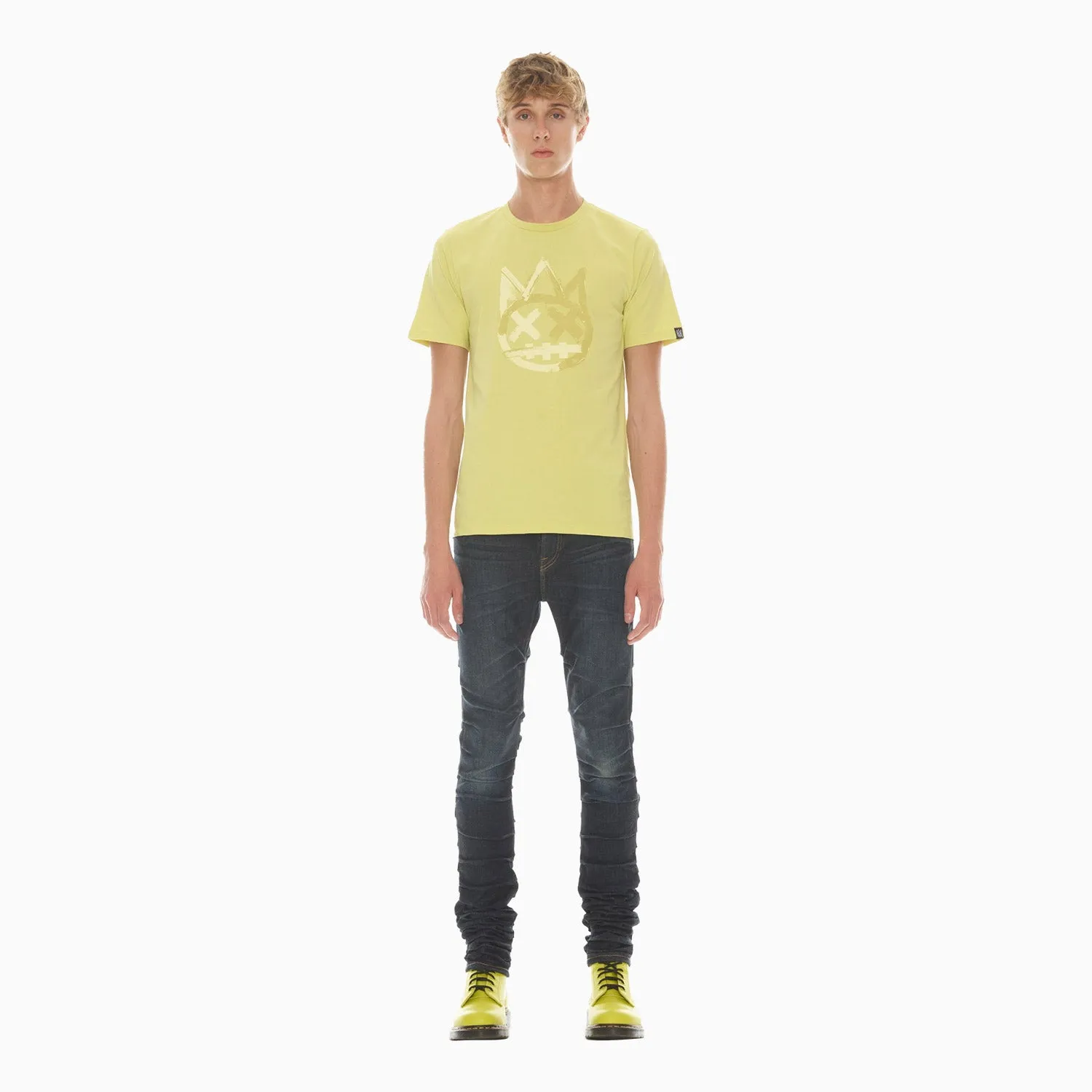 Men's Shimuchan Brushed Logo Short Sleeve T Shirt