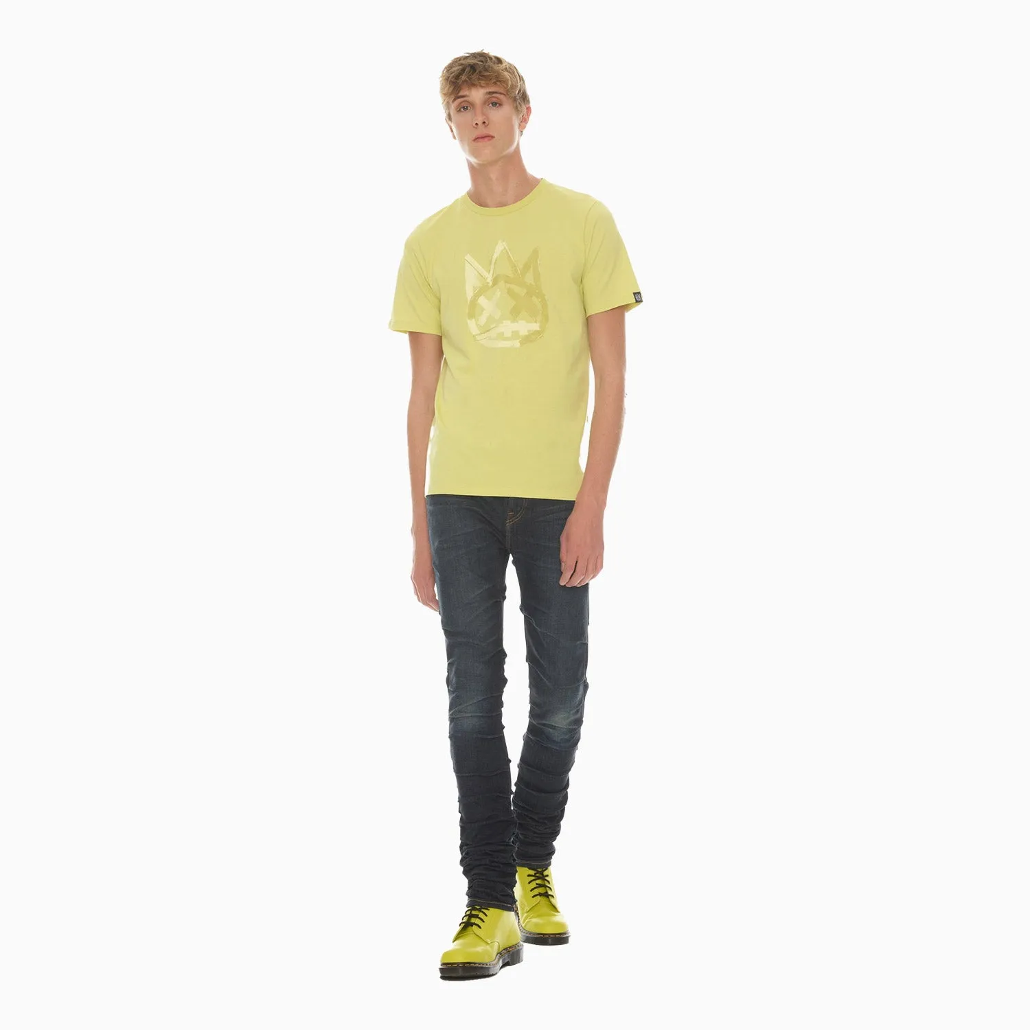 Men's Shimuchan Brushed Logo Short Sleeve T Shirt