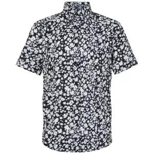 Men's Short Sleeve Hawaiian Shirt - Tropical Leaf