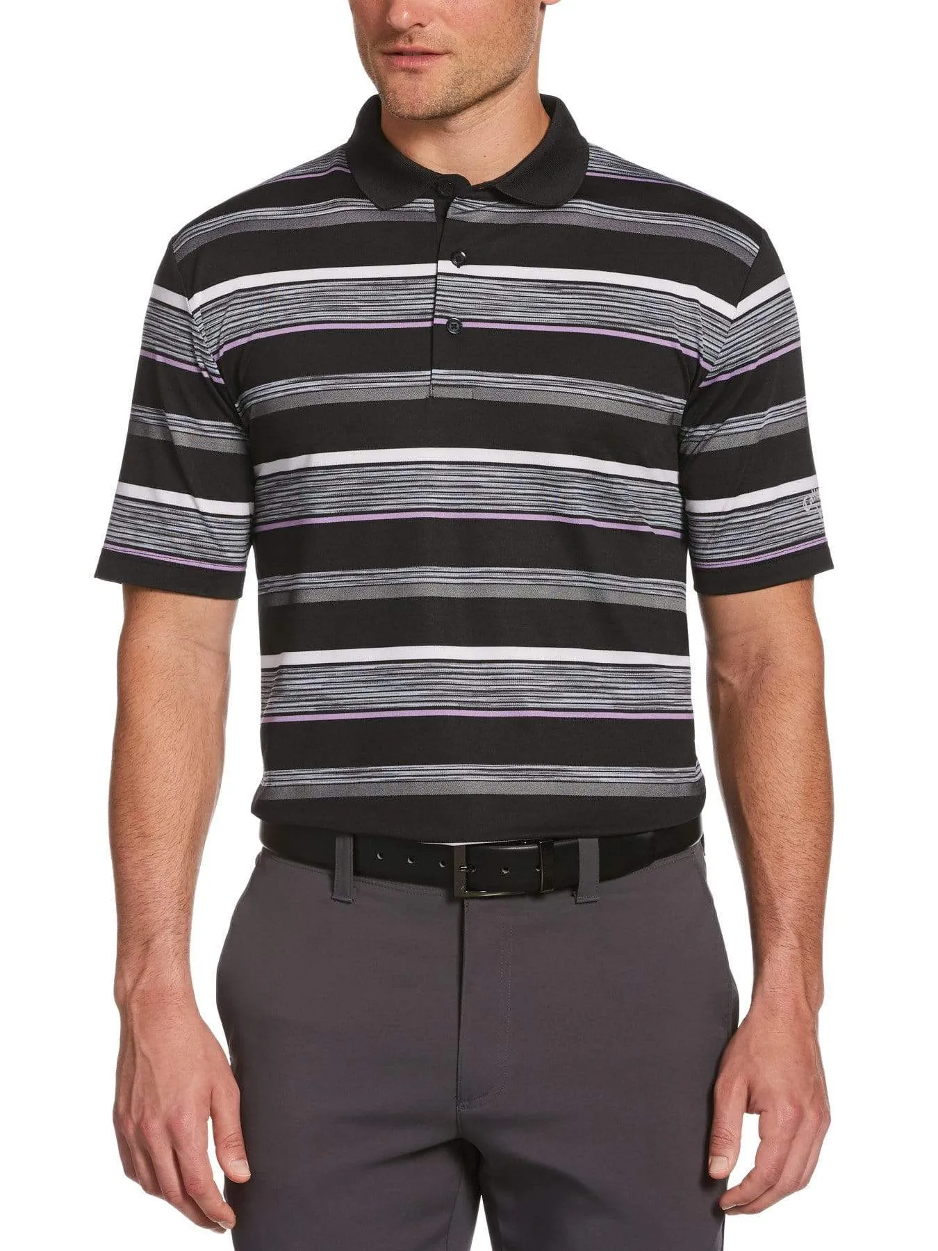 Mens Stripe Polo