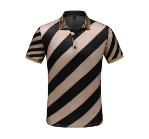 Mens Striped T-shirt Cotton (NEW)
