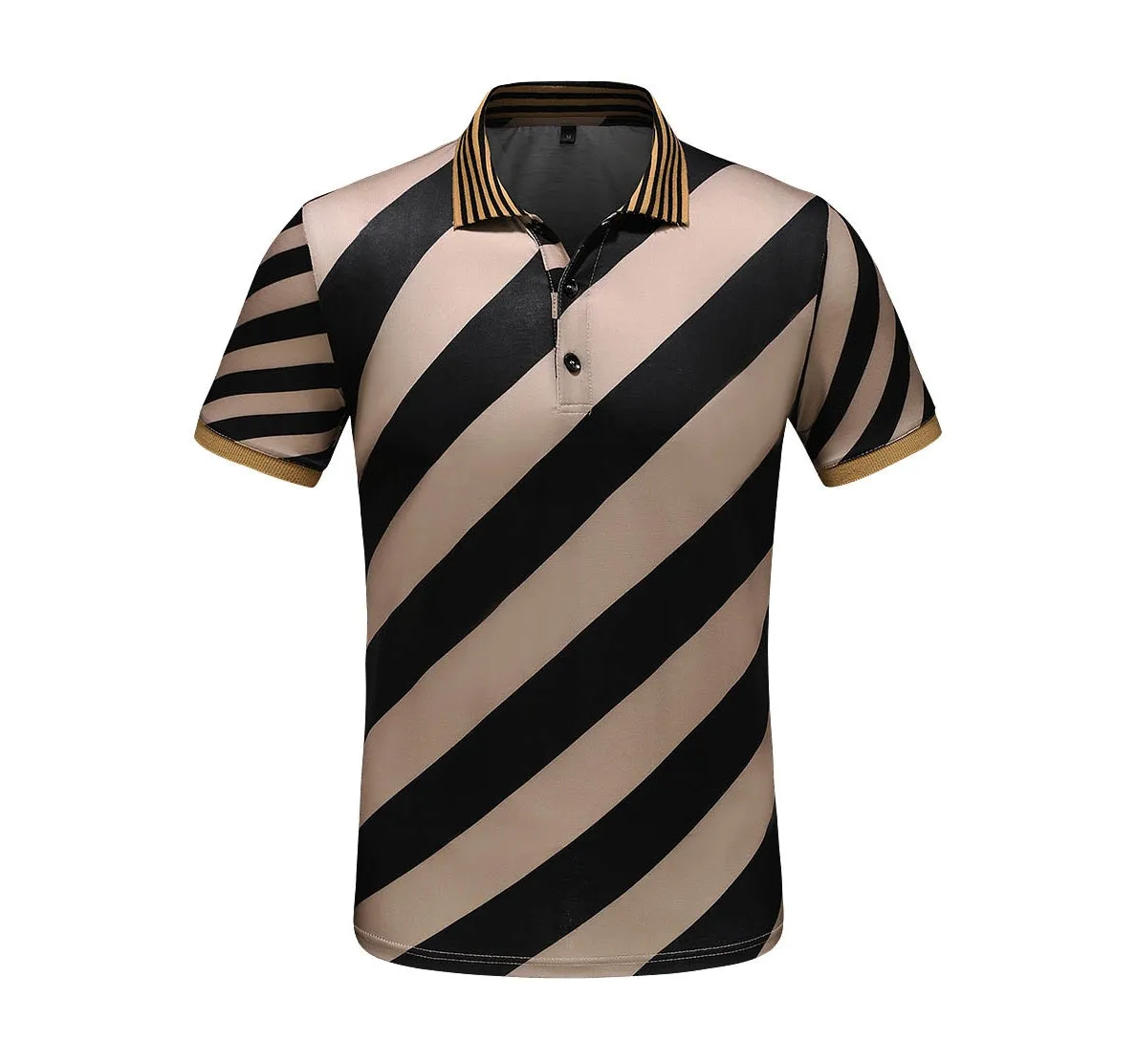 Mens Striped T-shirt Cotton (NEW)