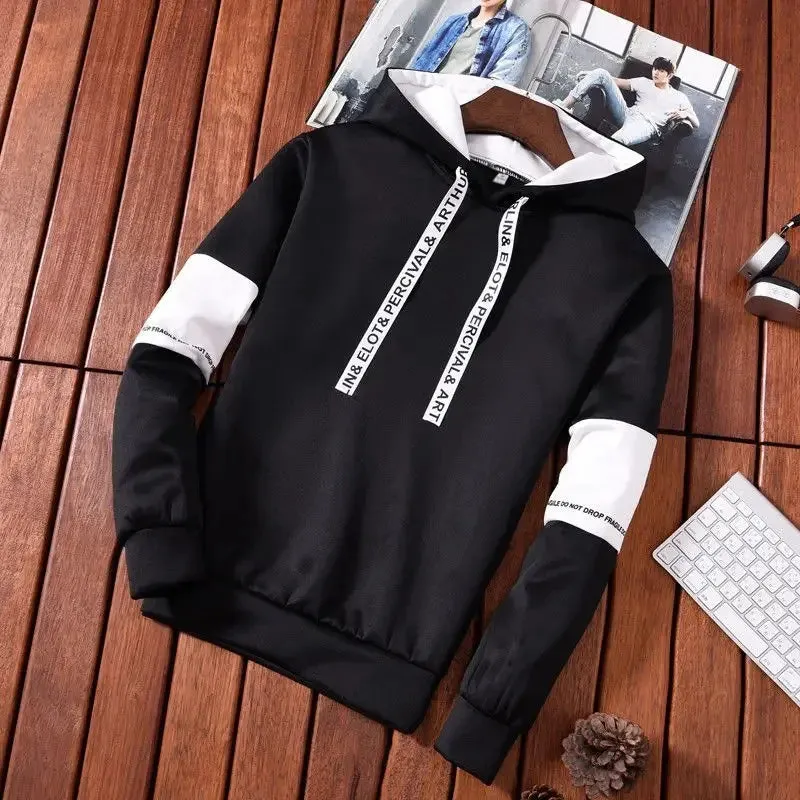 Men's Sweatshirt and Trousers Set - Pullover Hoodie and Jogger Pants Tracksuit