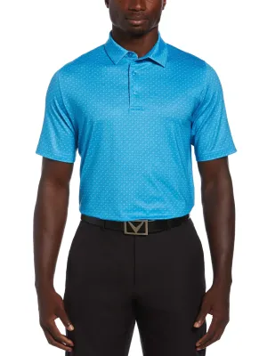 Mens Swing Tech™ Allover Chevron Polo