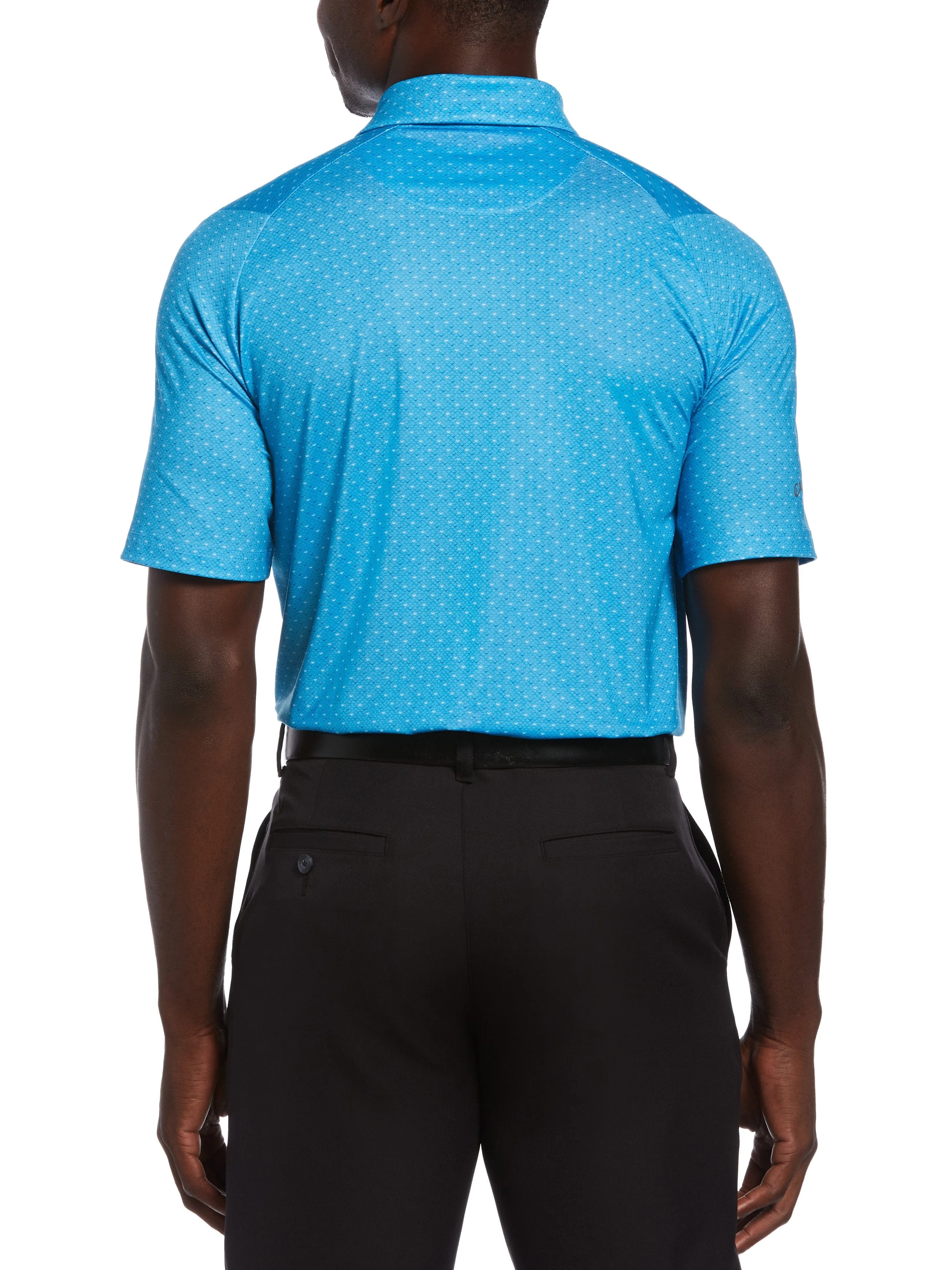 Mens Swing Tech™ Allover Chevron Polo
