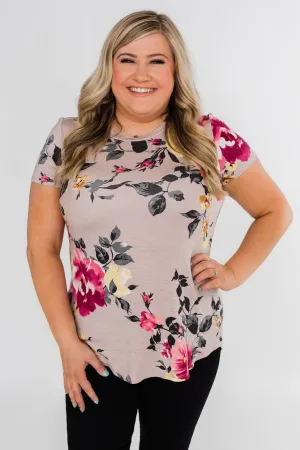 Midnight Floral Dreams Top