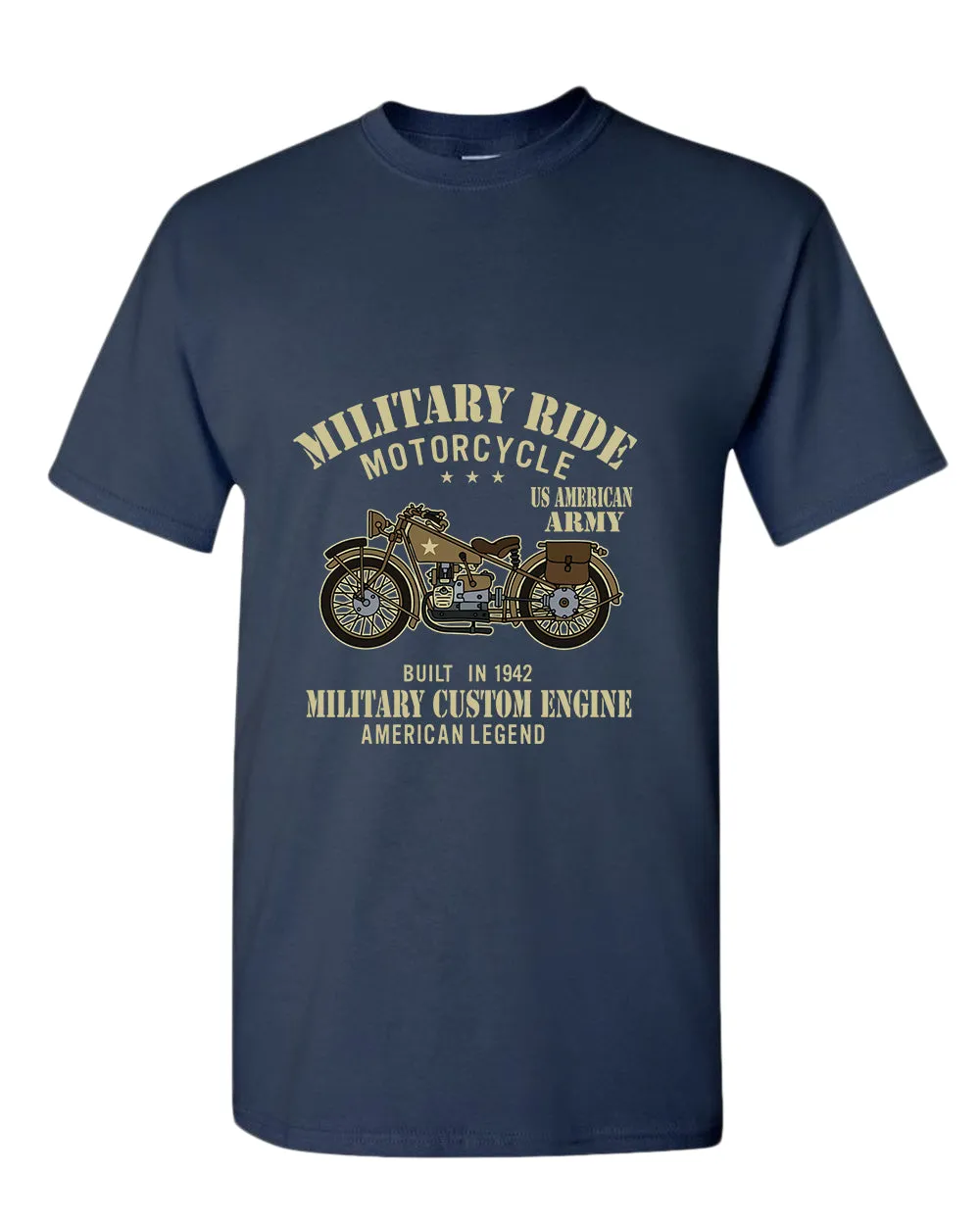 Military custom engine American legend t-shirt