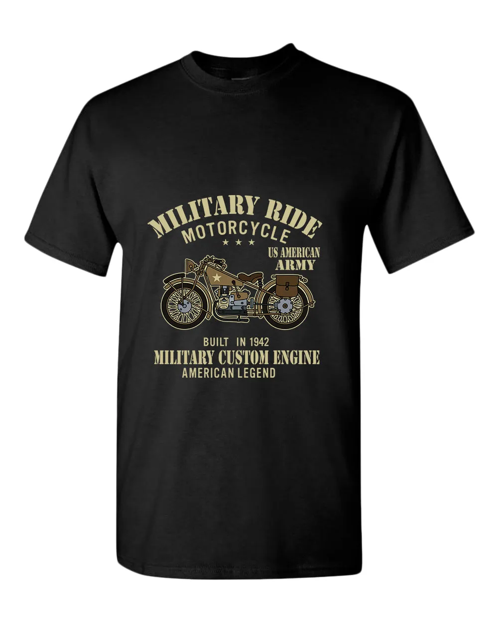 Military custom engine American legend t-shirt