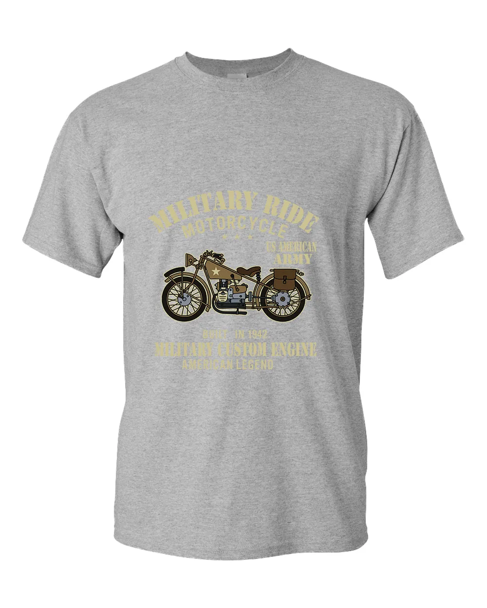 Military custom engine American legend t-shirt