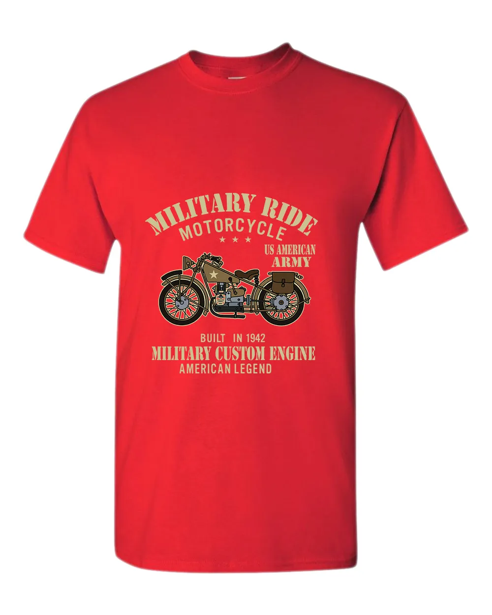 Military custom engine American legend t-shirt
