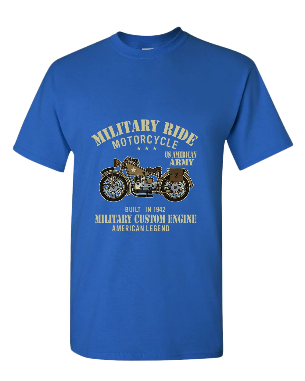 Military custom engine American legend t-shirt