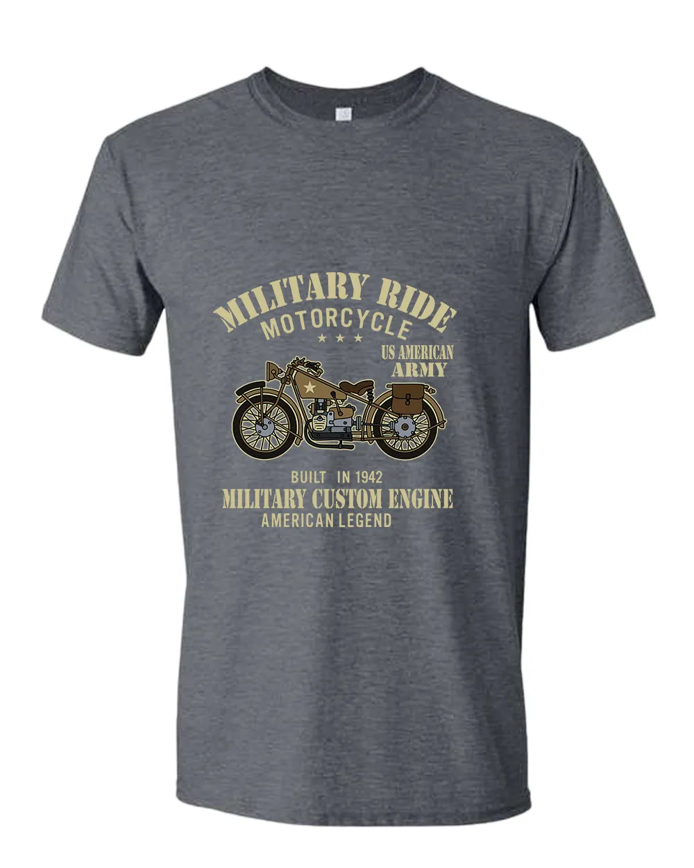 Military custom engine American legend t-shirt