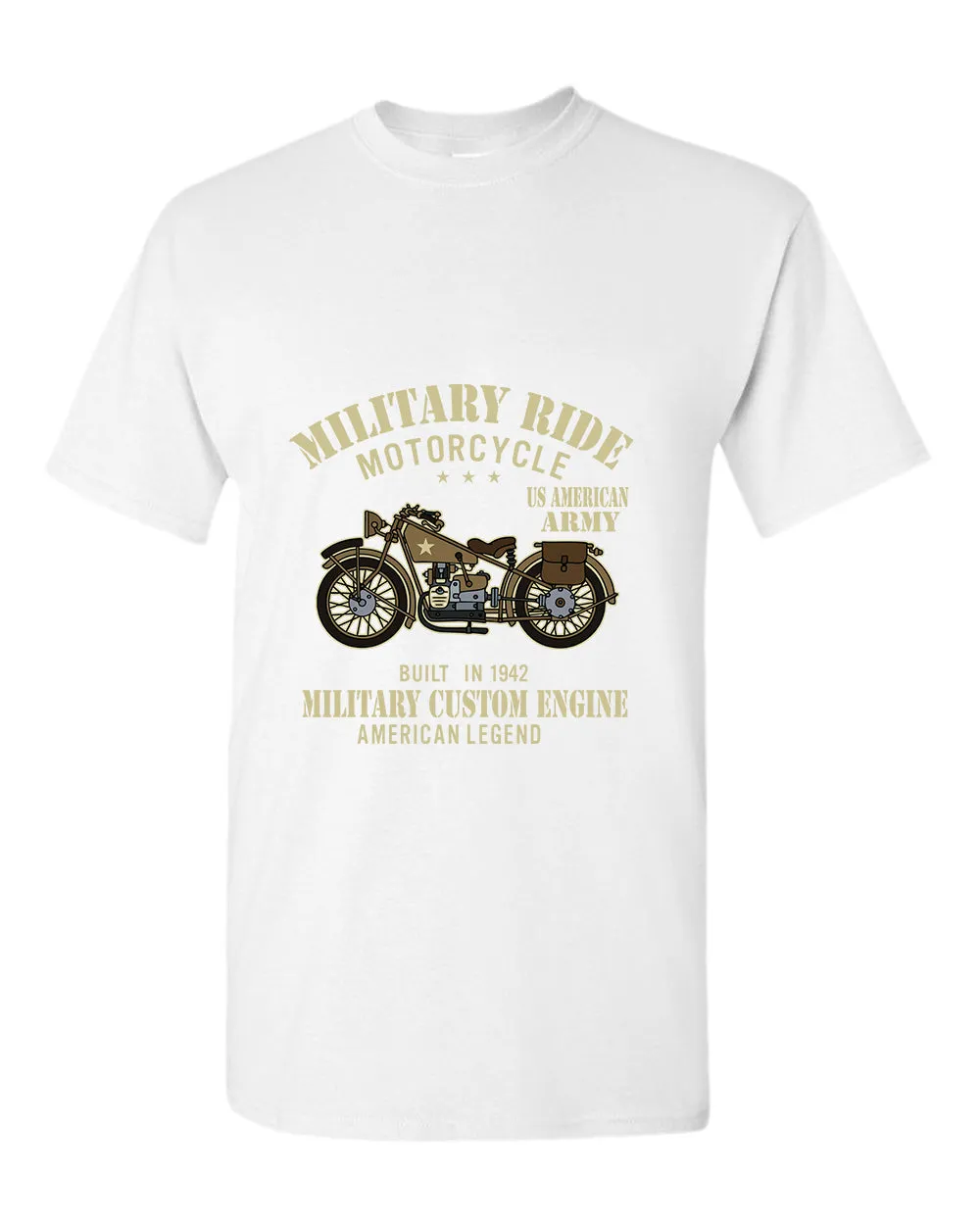 Military custom engine American legend t-shirt