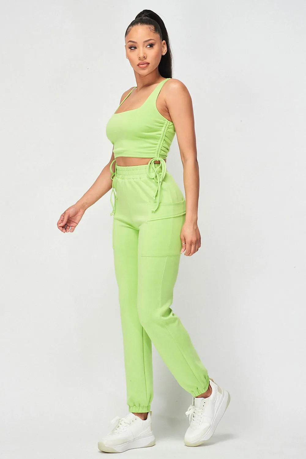 MINA JOGGER SET (LIME)