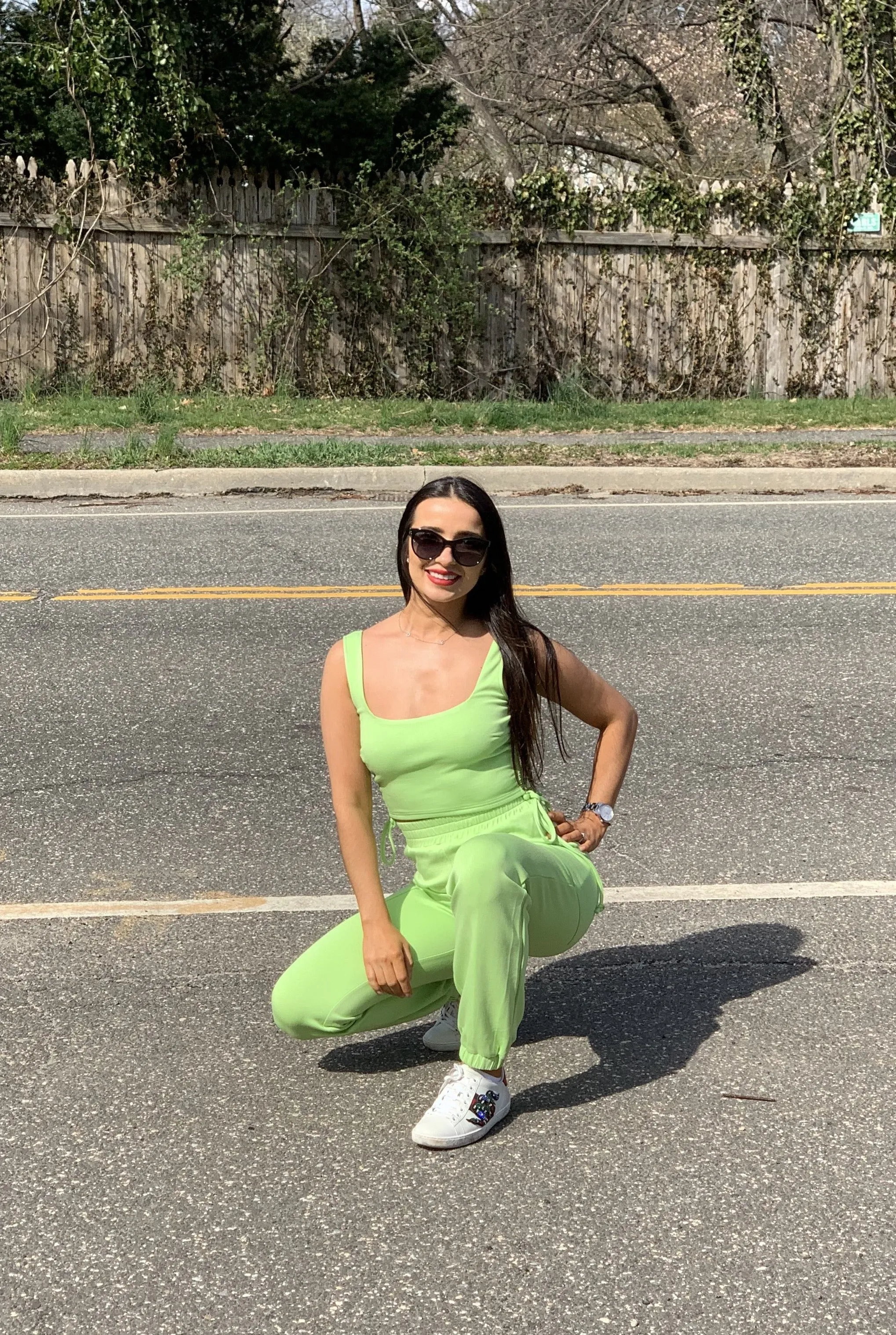 MINA JOGGER SET (LIME)
