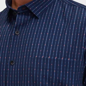Mizzen Main Leeward No-Tuck Navy Peach Arrow. Fall Clearance!